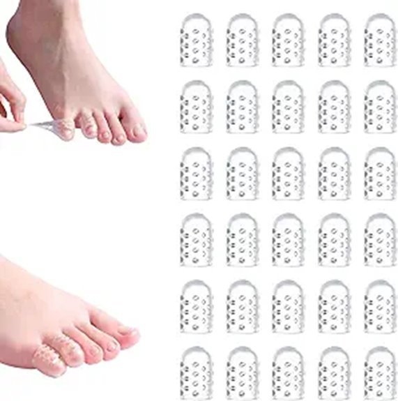 Travel-Ready Anti-Friction Toe Sleeves That Keep Blisters Away 14 30 piece breathable toe protectors