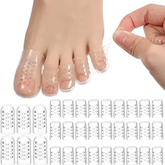 30 silicone toe protectors