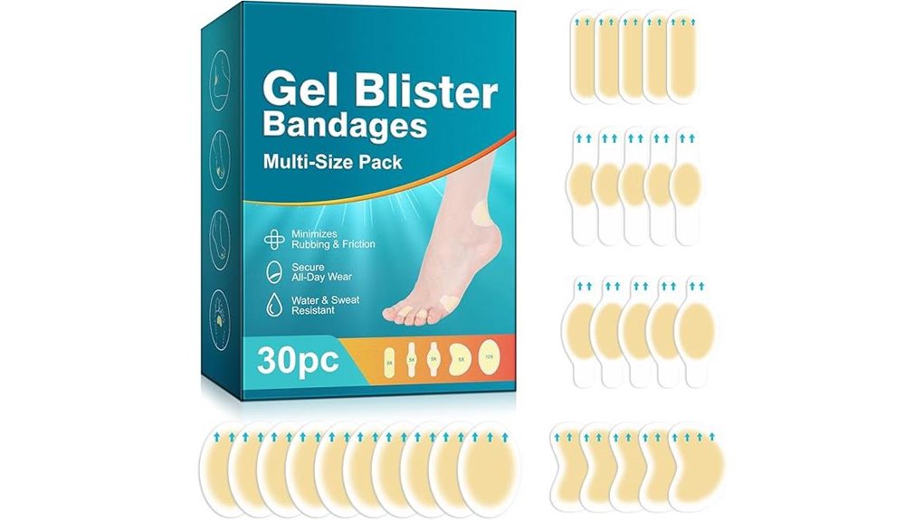 Best Blister Plasters for Heel Hotspots with Thin Edges 14 30 waterproof blister bandages