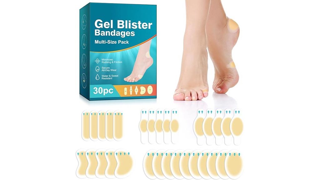 30ct hydrocolloid waterproof blisters