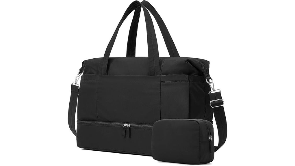 Best Weekender Bags for Train Travel That Pack Light 7 30l duffle shoe pocket