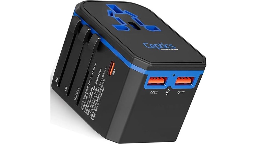 Smart Universal Plug Adapters With USB‑C: Stylish And Safe Designs 9 30w dual usb a adapter