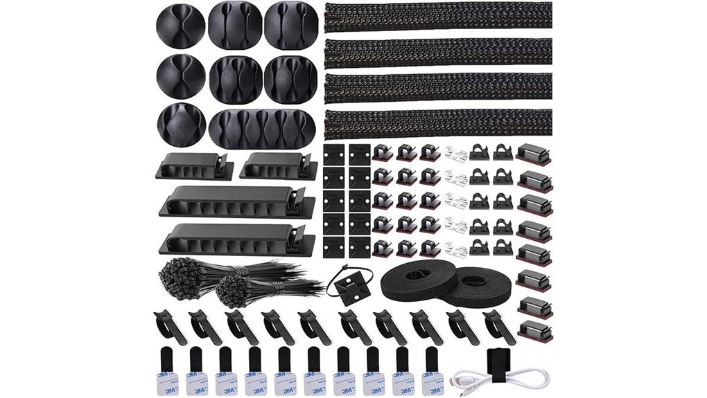 Top Cable Management Sleeves for Tech Organizers to Keep Neat 8 311 item cable organizer clips