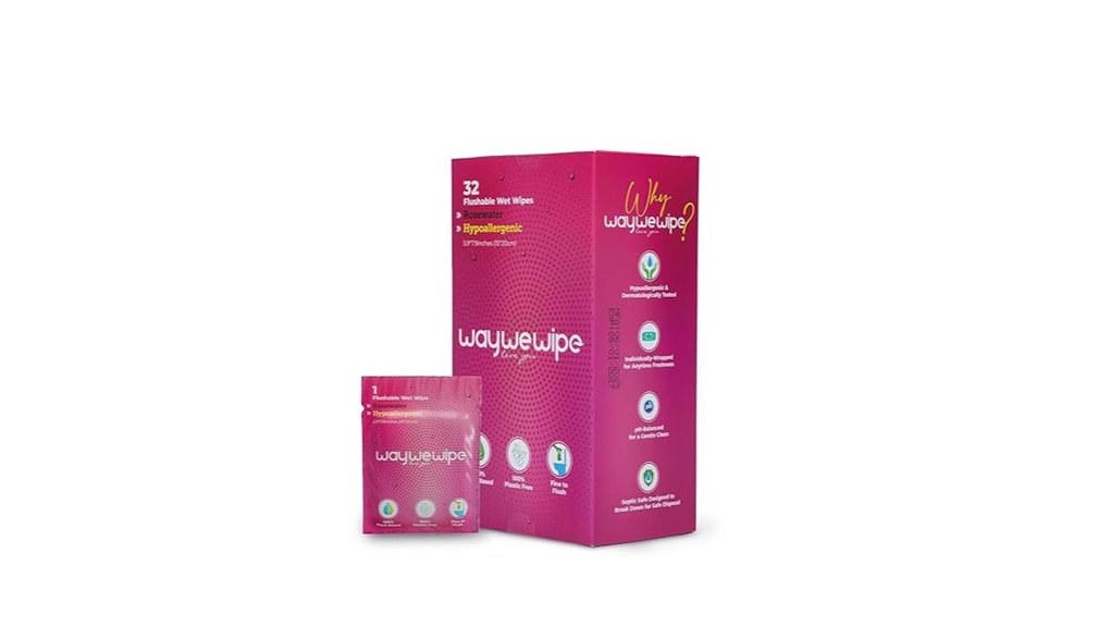 Flushable-Wipe Alternatives for Travel (Biodegradable Cloths) 7 32 count flushable feminine wipes