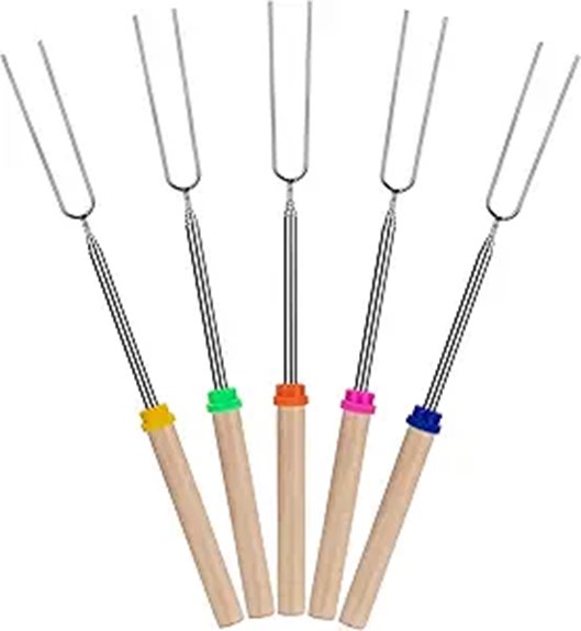 32 inch extendable roasting sticks