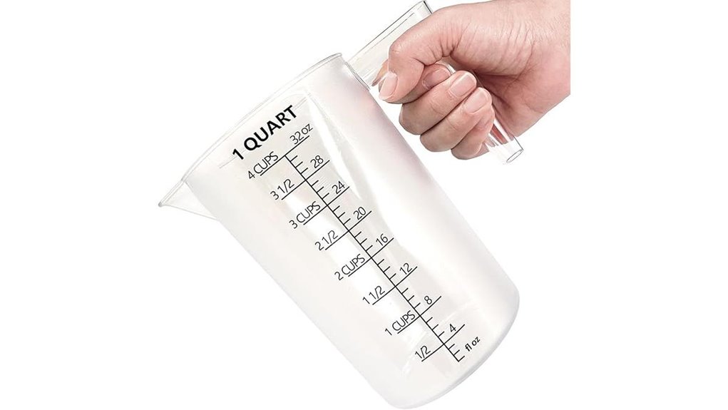 Best Measuring Jug (Liquid Measuring Cup) Chefs Swear By 2 32 ounce plastic cup handle