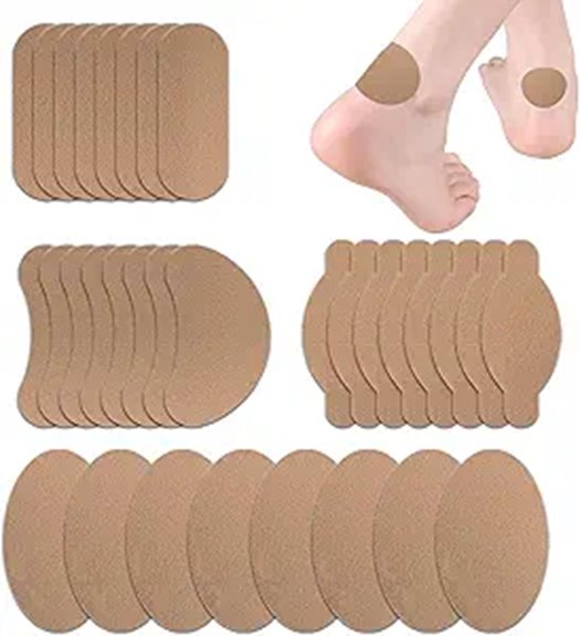 Blister Prevention Tips for City Trips: Tape vs Patches 4 32 pack moleskin blister pads