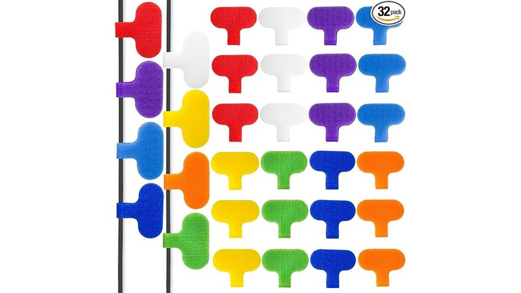 Reusable Cable Labels for Travel Kits (Color-Coded) Stay Tidy 9 32 waterproof 8 color labels