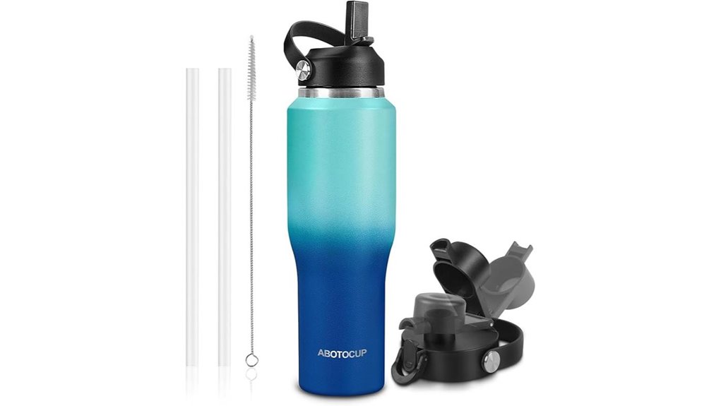 Best Insulated Water Bottles That Fit Cup Holders 5 32oz insulated stainless straw