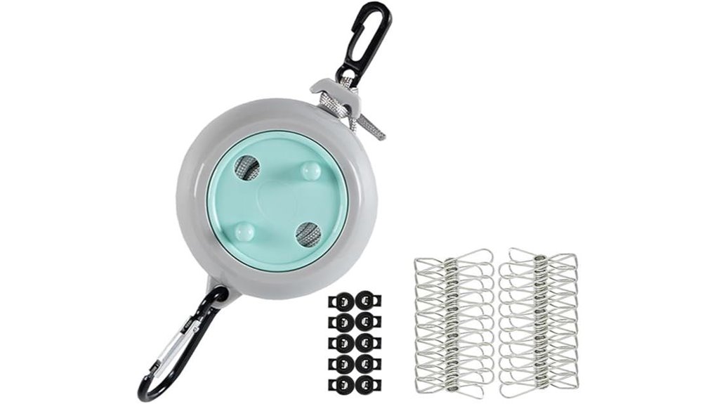 Travel Clotheslines That Don’t Sag: Tension Designs You’ll Love 8 33ft retractable 20 pin line