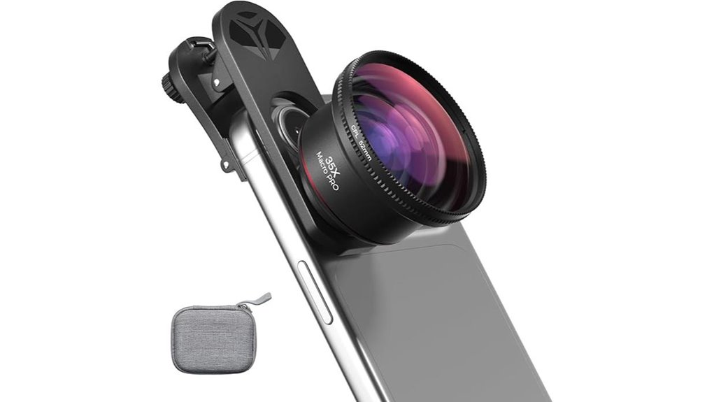 Smartphone Lens Attachments (Wide Angle & Macro) Vision 13 35x macro cpl kit