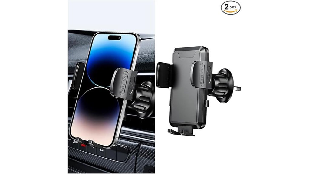Universal Phone Mounts for Rental Cars: Vent vs Dash Guide 12 360 adjustable airvent mount