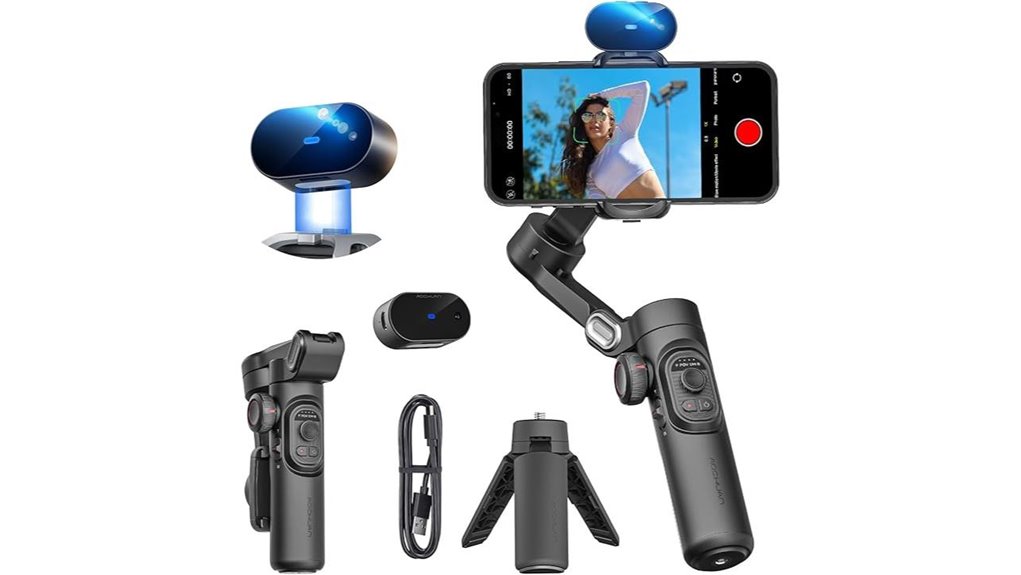 Compact Gimbals for Travel: Folding Designs Globetrotters Need 7 360 ai gesture gimbal