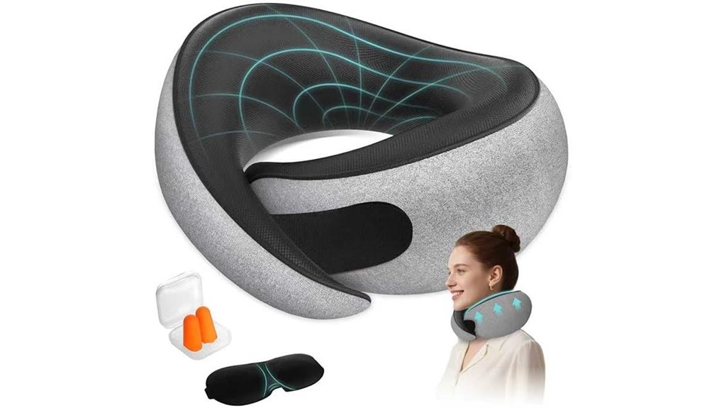 Travel Neck Pillows That Keep Your Head in Place 5 360 ergonomic memory foam