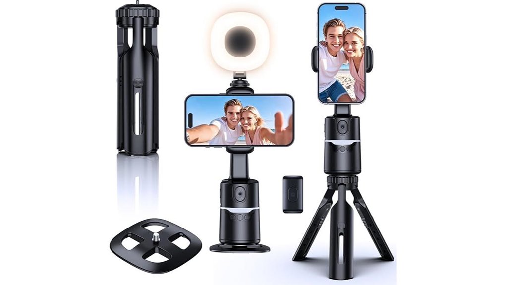 360 face tracking iphone tripod