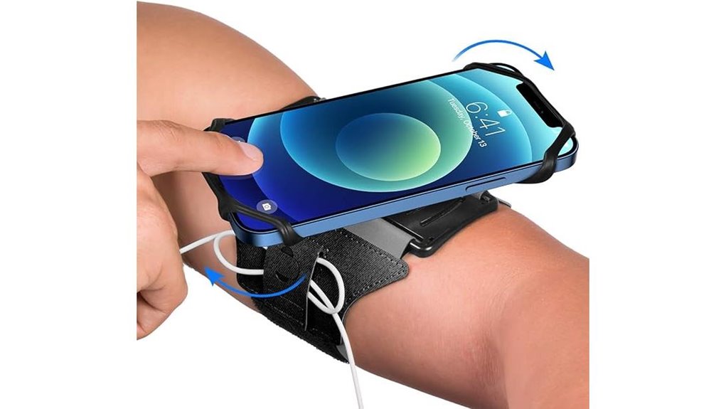 Top Phone Armbands Every Runner Swears By 2 360 rotating phone armband