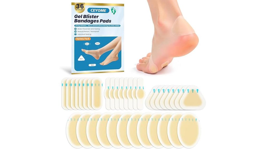 The Best Strong‑Adhesive Blister Pads That Stay On 12 36 count water resistant hydrocolloid gel