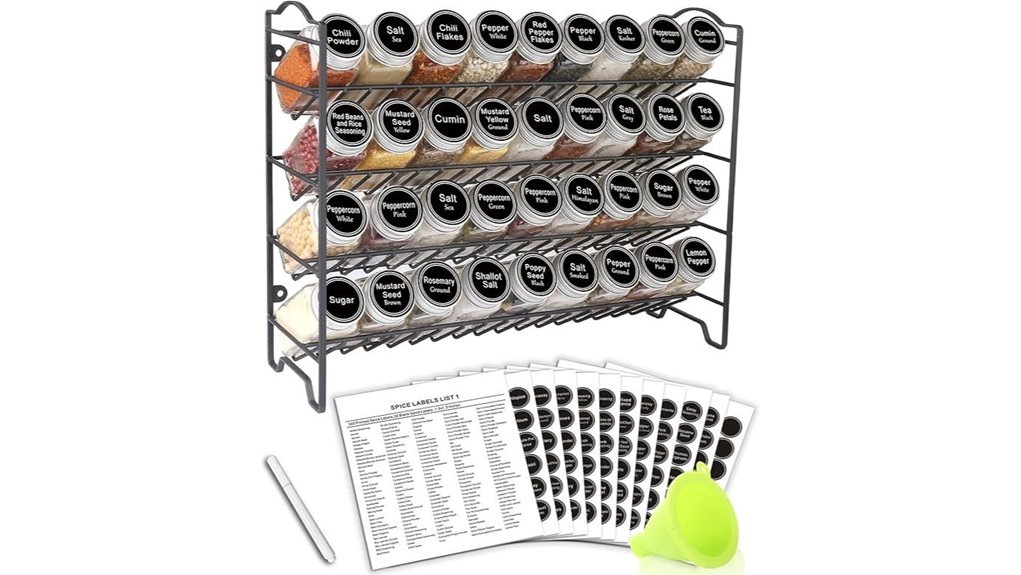 36 jars 396 labels