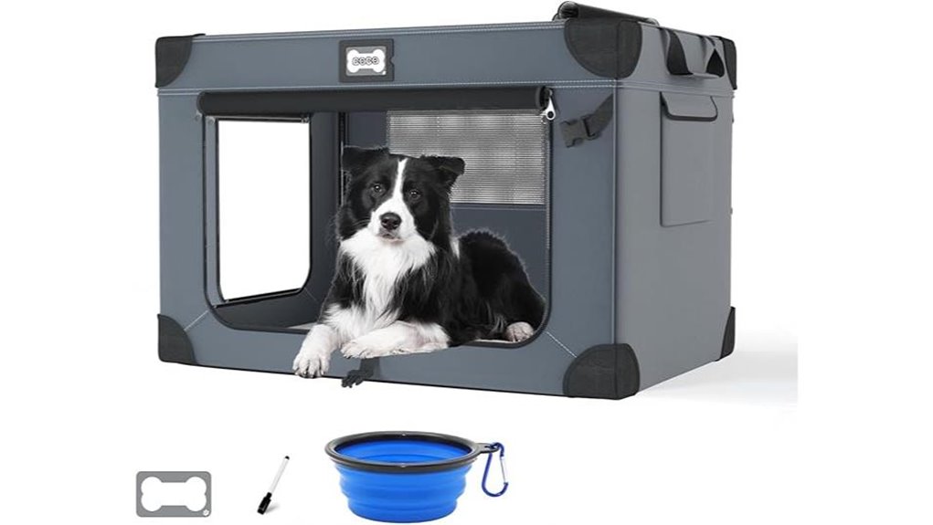 Packable Pet Crates for Travel (Soft‑Sided) Who Travelers Love 12 36 soft mesh kennel
