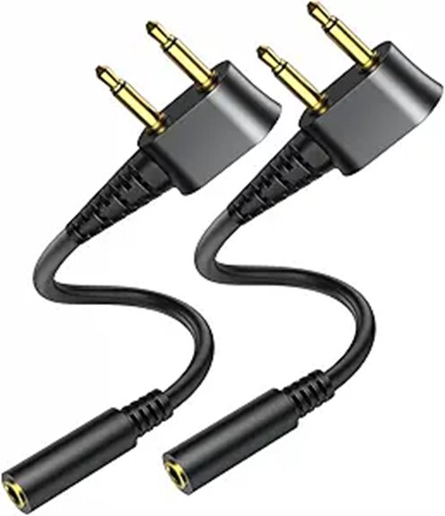 Best Airplane Headphone Adapters for Simple Travel Backups 2 3 5mm dual airplane adapter