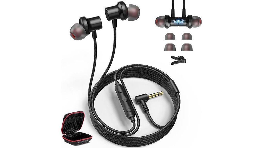 Noise-Isolating Wired Earbuds Your Plane Backup Must-Have 3 3 5mm noise cancelling mic earbuds