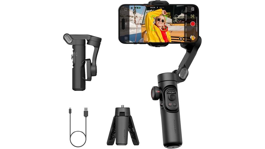 Discover the Best Folding Phone Gimbals for Effortless Travel 5 3 axis focus wheel gimbal