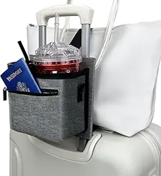 3 in 1 luggage cup holder