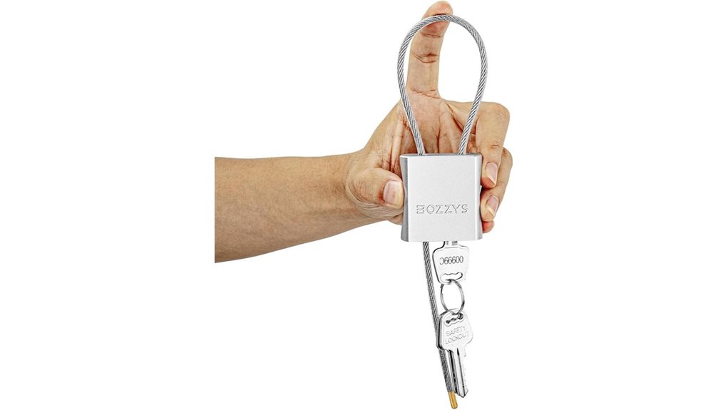 3 key adjustable weatherproof padlock