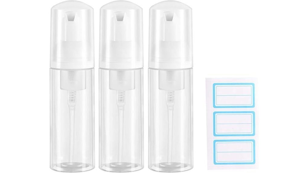 3 pack 2oz foam pump