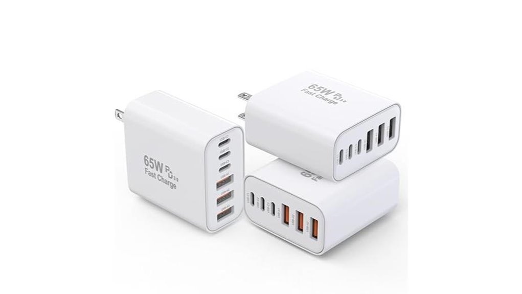 Top Wall Chargers with USBC Ports (GaN) Keep Devices Charged 7 3 pack 65w gan charger