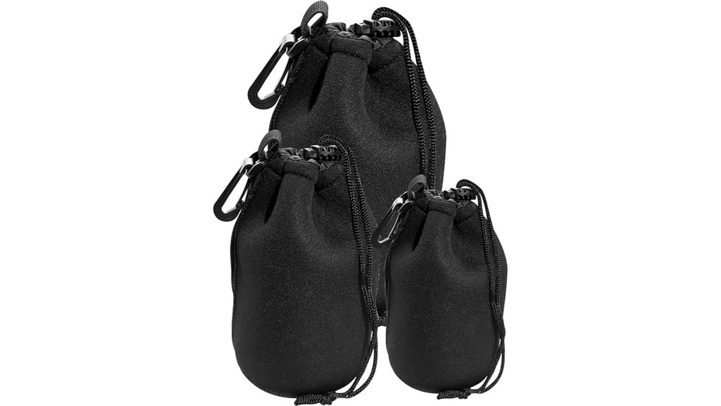 3 pack multi brand lens pouch