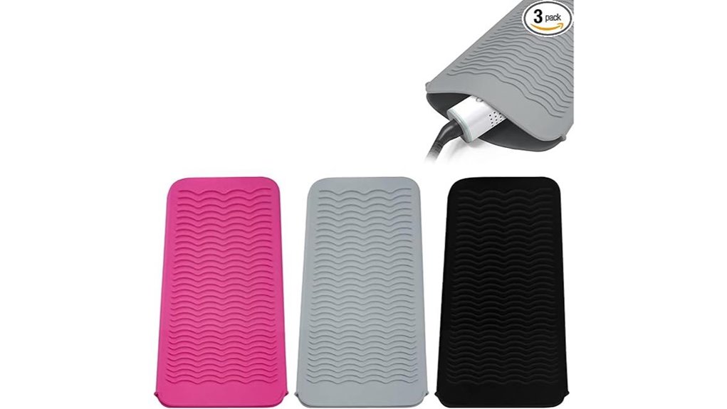 3 pack silicone heat resistant pouches