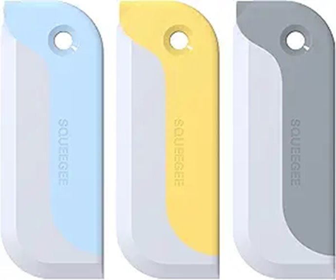 Mini Squeegees That Keep Your Travel Shower Floor Dry 14 3 piece mini window mirror squeegees