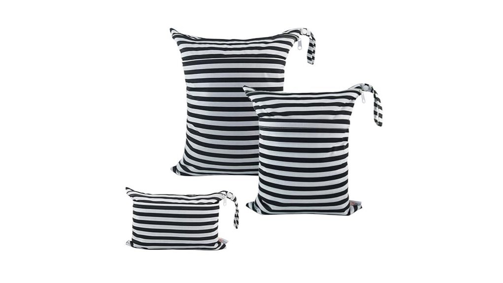 3 piece waterproof diaper bag