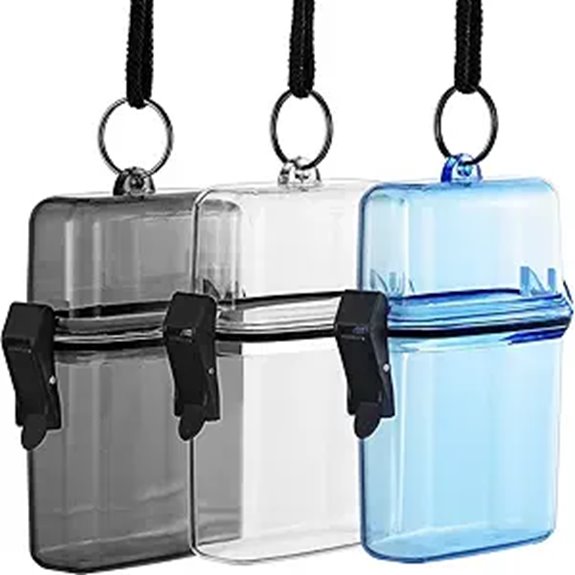 Waterproof Card Cases For Boat Tours: Secure ID & Cash 3 3 piece waterproof id holder