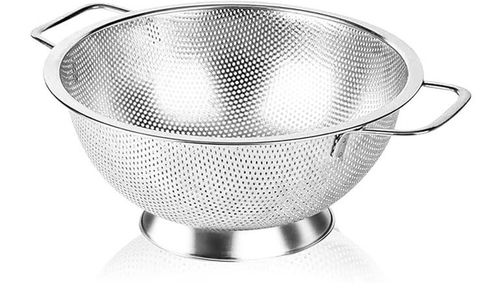 3 quart stainless steel colander