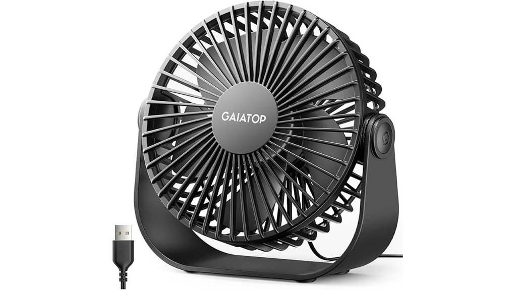 3 speed usb desk fan