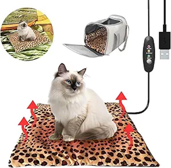 Travel Heating Pads (USB and Battery Options)Stay Warm Anywhere 11 3 temp usb pet pad
