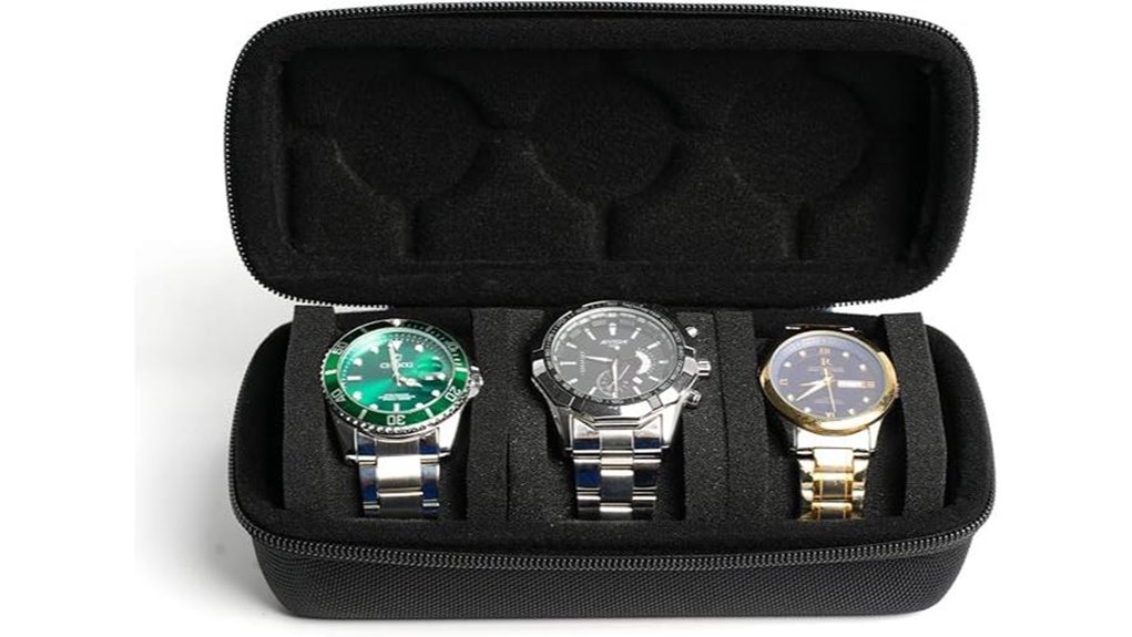 3 watch travel soft foam
