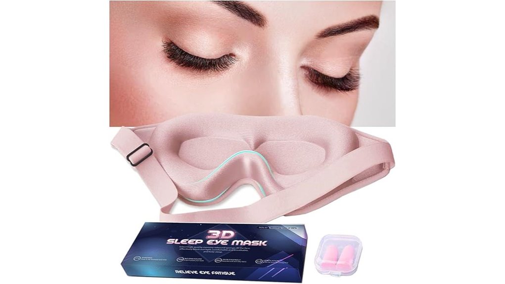 Best Sleep Masks with Adjustable Eye Cups (No Lash Crush) 6 3d adjustable lightblocking mask