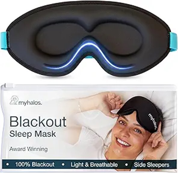 Eye Masks for Flights (No Pressure Designs) Worth Carrying 6 3d blackout sleep mask
