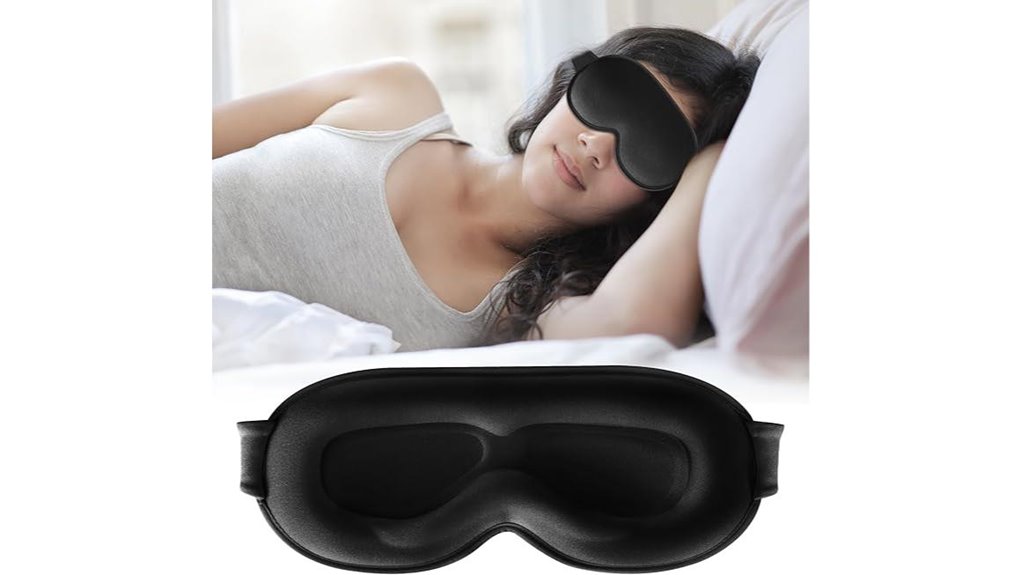 Eye Masks for Flights (No Pressure Designs) Worth Carrying 5 3d contoured light blocking mask