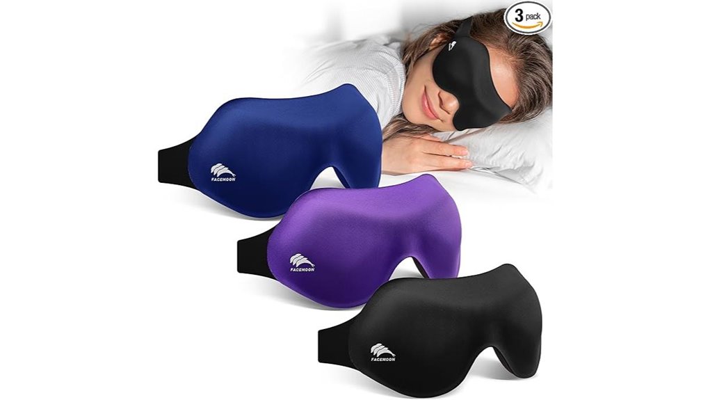 The Best Sleep Masks With Side‑Sleeper Straps for Slumber 15 3d lash friendly blackout pack