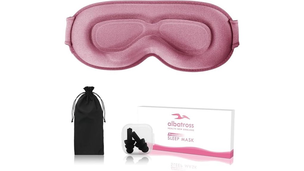Travel Sleep Masks for Lash Extensions: Deep Eye Cups That Work 4 3d side sleeper adjustable mask