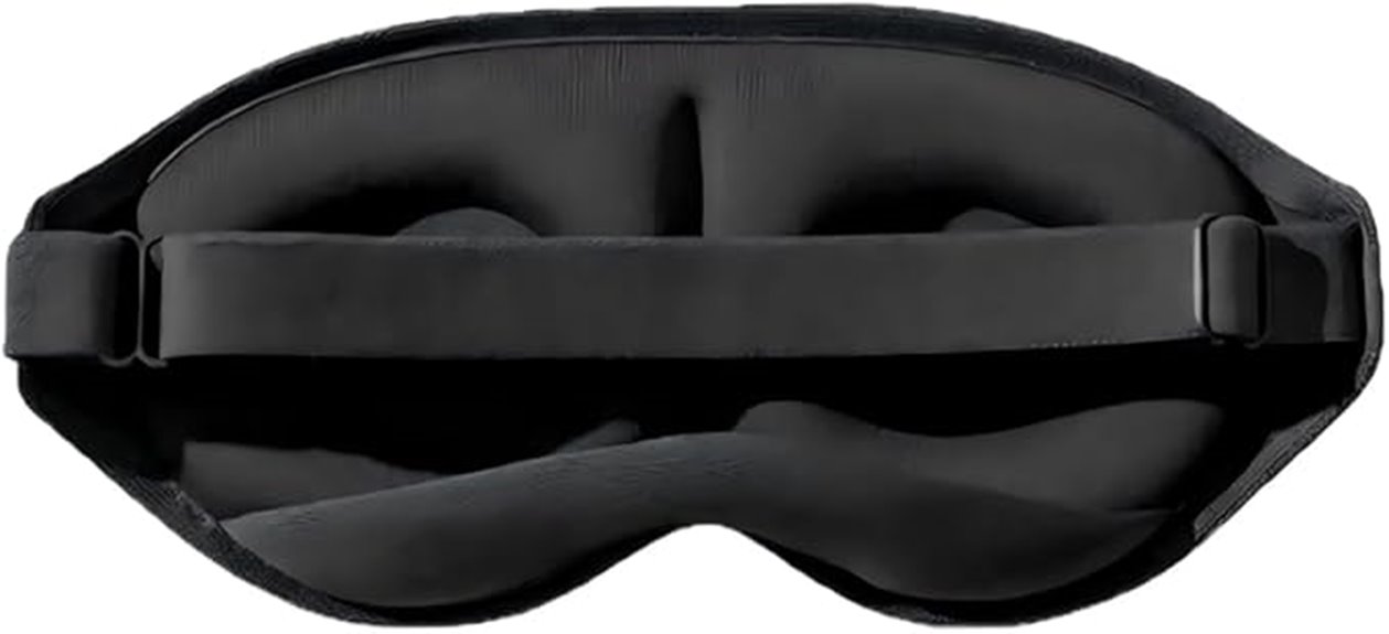 Sleep Masks for Flights with Adjustable Nose Bridges Light Leak 3 3d travel sleep mask