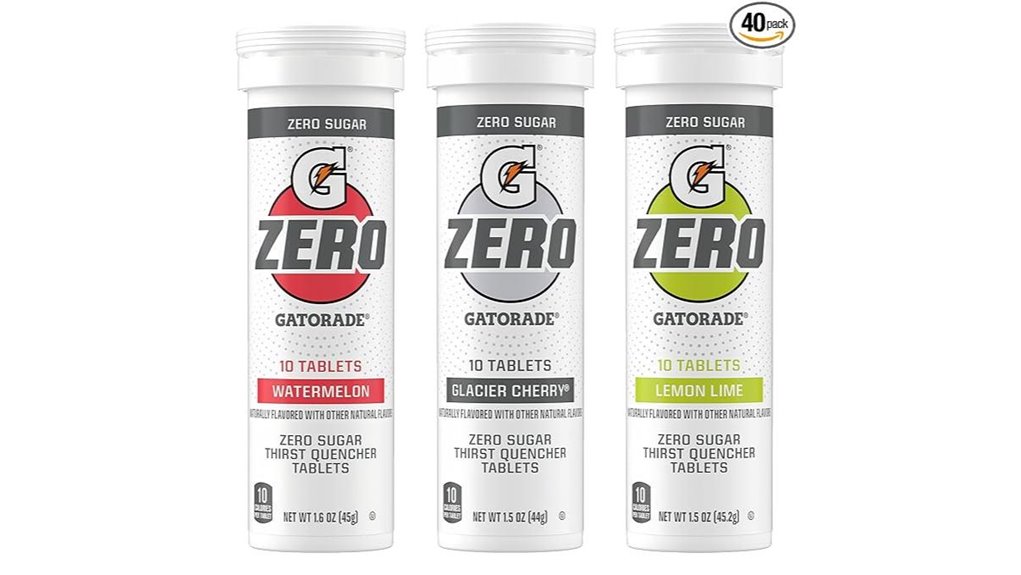 40 gatorade zero tablets