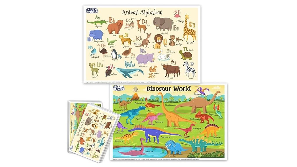 The Ultimate Disposable Placemats for Kids Dining 14 40 pack waterproof dinosaur placemats