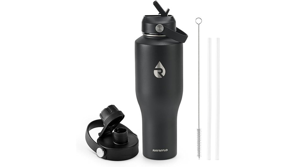 Insulated Water Bottles That Fit Cup Holders for Travelers 2 40oz insulated triple wall leakproof