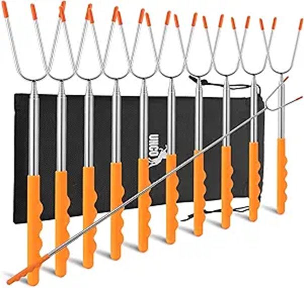45 inch extendable marshmallow sticks