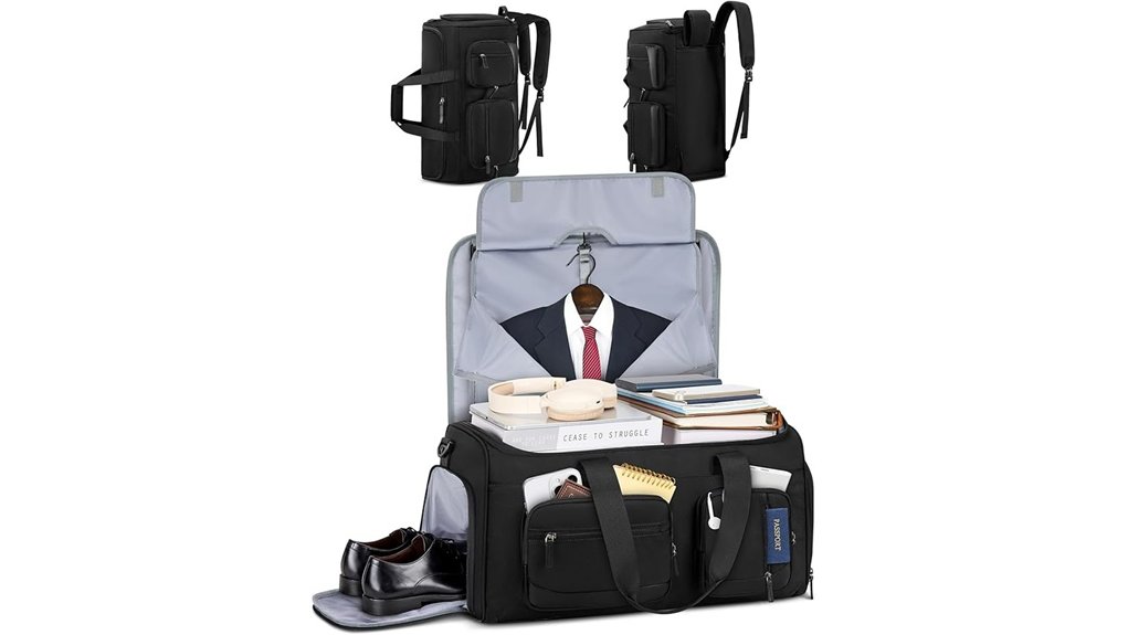 Best Carry‑Ons With Integrated Garment Sections(Suits/Dresses) 10 45l convertible garment duffle